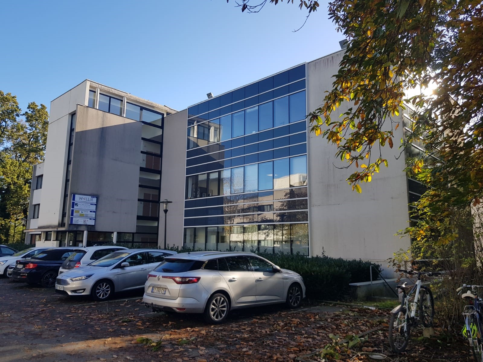 Vue extérieur du bâtiment Epark à Rennes